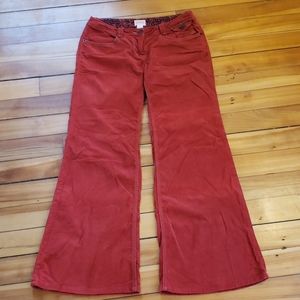 Anthropologie flare leg corduroys